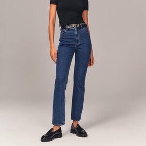 Ultra High Rise Ankle Straight Jean